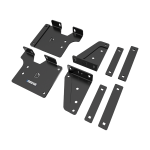 For 2020-2024 GMC Sierra 3500 HD Gooseneck Fifth Wheel Underbed Custom Fit Brackets For Outboard Rails (For 5'8 or Shorter Bed (Sidewinder Required), w/o Factory Puck System Models) By Reese