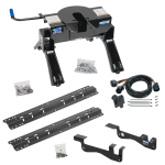 For 2015-2023 Ford F-150 Custom Outboard Above Bed Rail Kit + 20K Fifth Wheel + In-Bed Wiring (For 5'8 or Shorter Bed (Sidewinder Required), Except Raptor or with Ride Height Sensors, w/o Factory Puck System Models) By Reese