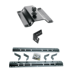 For 2003-2010 Dodge Ram 2500 Industry Standard Semi-Custom Above Bed Rail Kit + 25K Pro Series Gooseneck Hitch (For 5'8 or Shorter Bed (Sidewinder Required), Except w/Overload Springs, w/o Factory Puck System Models) By Reese