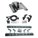 For 2011-2012 RAM 2500 Industry Standard Semi-Custom Above Bed Rail Kit + 25K Pro Series Gooseneck Hitch + In-Bed Wiring (For 5'8 or Shorter Bed (Sidewinder Required), w/Overload Springs, w/o Factory Puck System Models) By Reese