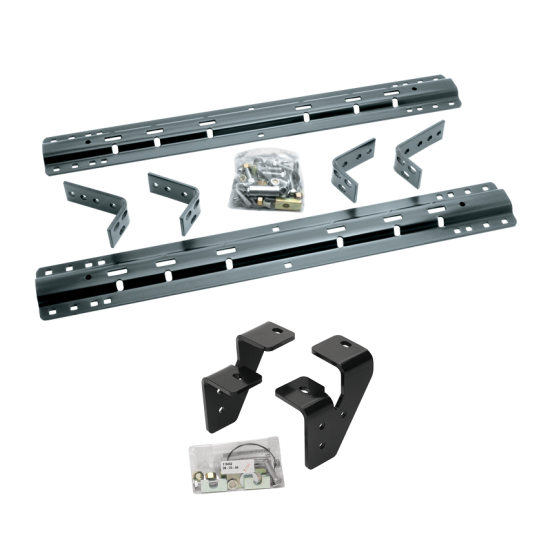 For 2003-2010 Dodge Ram 2500 Industry Standard Semi-Custom Above Bed Rail Kit (For 5'8 or Shorter Bed (Sidewinder Required), w/Overload Springs, w/o Factory Puck System Models) By Reese