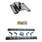 For 2007-2021 Toyota Tundra Industry Standard Semi-Custom Above Bed Rail Kit + 25K Pro Series Gooseneck Hitch (For 6-1/2' and 8 foot Bed, w/o Factory Puck System Models) By Reese