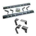 For 2019-2024 RAM 1500 Classic Industry Standard Semi-Custom Above Bed Rail Kit (For 5'8 or Shorter Bed (Sidewinder Required), Except w/Air Suspension or w/ECODiesel Engine, w/o Factory Puck System Models) By Reese