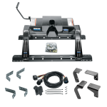 For 2013-2018 RAM 1500 Industry Standard Semi-Custom Above Bed Rail Kit + 16K Fifth Wheel + In-Bed Wiring (For 5'8 or Shorter Bed (Sidewinder Required), Except w/Air Suspension or w/ECODiesel Engine, w/o Factory Puck System Models) By Reese