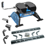 For 2013-2018 RAM 1500 Industry Standard Semi-Custom Above Bed Rail Kit + Reese M5 20K Fifth Wheel (For 6-1/2' and 8 foot Bed, Except w/Air Suspension or w/ECODiesel Engine, w/o Factory Puck System Models) By Reese