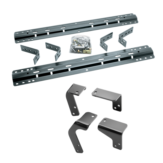 For 2019-2024 RAM 1500 Classic Industry Standard Semi-Custom Above Bed Rail Kit (For 5'8 or Shorter Bed (Sidewinder Required), Except w/Air Suspension or w/ECODiesel Engine, w/o Factory Puck System Models) By Reese