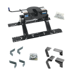 For 2019-2024 RAM 1500 Classic Industry Standard Semi-Custom Above Bed Rail Kit + 20K Fifth Wheel (For 5'8 or Shorter Bed (Sidewinder Required), Except w/Air Suspension or w/ECODiesel Engine, w/o Factory Puck System Models) By Reese