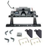 For 2013-2024 RAM 3500 Industry Standard Semi-Custom Above Bed Rail Kit + 16K Fifth Wheel (For 5'8 or Shorter Bed (Sidewinder Required), w/o Factory Puck System Models) By Reese