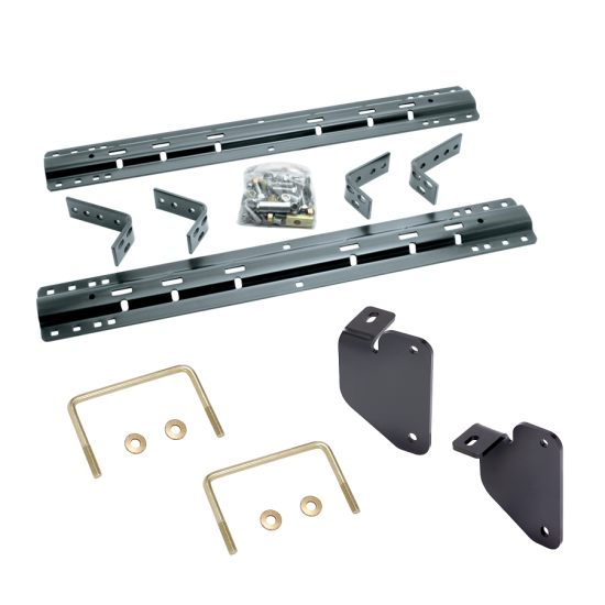 For 2013-2024 RAM 3500 Industry Standard Semi-Custom Above Bed Rail Kit (For 5'8 or Shorter Bed (Sidewinder Required), w/o Factory Puck System Models) By Reese