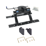 For 2013-2024 RAM 3500 Industry Standard Semi-Custom Above Bed Rail Kit + 20K Fifth Wheel (For 5'8 or Shorter Bed (Sidewinder Required), w/o Factory Puck System Models) By Reese