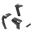 For 2019-2024 RAM 1500 Classic Required Bracket Kit Industry Standard Above Bed Rail Kit (For 5'8 or Shorter Bed (Sidewinder Required), Except w/Air Suspension, w/o Factory Puck System Models) By Reese