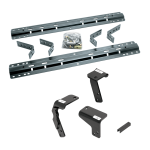 For 2019-2024 RAM 1500 Classic Industry Standard Semi-Custom Above Bed Rail Kit (For 5'8 or Shorter Bed (Sidewinder Required), Except w/Air Suspension, w/o Factory Puck System Models) By Reese