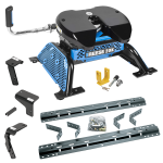 For 2019-2024 RAM 1500 Classic Industry Standard Semi-Custom Above Bed Rail Kit + Reese M5 20K Fifth Wheel + In-Bed Wiring + King Pin Lock (For 5'8 or Shorter Bed (Sidewinder Required), Except w/Air Suspension, w/o Factory Puck System Models) By Reese