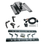 For 2014-2018 RAM 1500 Industry Standard Semi-Custom Above Bed Rail Kit + 25K Pro Series Gooseneck Hitch + In-Bed Wiring (For 5'8 or Shorter Bed (Sidewinder Required), Except w/Air Suspension, w/o Factory Puck System Models) By Reese