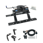 For 2019-2024 RAM 1500 Classic Industry Standard Semi-Custom Above Bed Rail Kit + 20K Fifth Wheel + In-Bed Wiring (For 5'8 or Shorter Bed (Sidewinder Required), Except w/Air Suspension, w/o Factory Puck System Models) By Reese