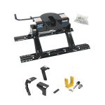 For 2019-2024 RAM 1500 Classic Industry Standard Semi-Custom Above Bed Rail Kit + 20K Fifth Wheel + King Pin Lock (For 5'8 or Shorter Bed (Sidewinder Required), Except w/Air Suspension, w/o Factory Puck System Models) By Reese