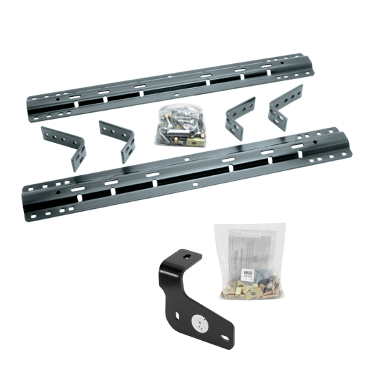 For 2015-2020 Ford F-150 Industry Standard Semi-Custom Above Bed Rail Kit (For 5'8 or Shorter Bed (Sidewinder Required), Except Raptor, w/o Factory Puck System Models) By Reese