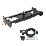 For 1999-2016 Ford F-250 Super Duty Hide-A-Goose Underbed Gooseneck Hitch System + 7-Way In-Bed Wiring (Excludes: Cab & Chassis, w/o Factory Puck System Models) By Draw-Tite