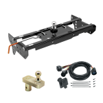 For 1999-2016 Ford F-350 Super Duty Hide-A-Goose Underbed Gooseneck Hitch System + 7-Way In-Bed Wiring + 5" Offset Gooseneck Ball (Excludes: Cab & Chassis, w/o Factory Puck System Models) By Draw-Tite