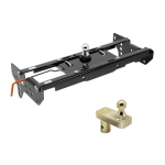 For 1999-2016 Ford F-250 Super Duty Hide-A-Goose Underbed Gooseneck Hitch System + 5" Offset Gooseneck Ball (Excludes: Cab & Chassis, w/o Factory Puck System Models) By Draw-Tite