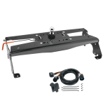 For 2010-2012 Dodge Ram 3500 Hide-A-Goose Underbed Gooseneck Hitch System + 7-Way In-Bed Wiring (For All Styles, w/o Factory Puck System Models) By Draw-Tite