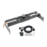 For 1988-2000 Chevrolet C/K Series Hide-A-Goose Underbed Gooseneck Hitch System + 7-Way In-Bed Wiring (Excludes: Crew Cab, w/o Factory Puck System Models) By Draw-Tite