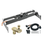 For 1988-2000 Chevrolet C/K Series Hide-A-Goose Underbed Gooseneck Hitch System + 7-Way In-Bed Wiring + 5" Offset Gooseneck Ball (Excludes: Crew Cab, w/o Factory Puck System Models) By Draw-Tite