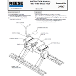 Reese Dual Jaw 20K Fifth Wheel Trailer Hitch w/ Round Tube Slider and Rails For 2004-2015 Nissan Titan Truck Base Rail Kit 5th Wheel Brackets Hardware