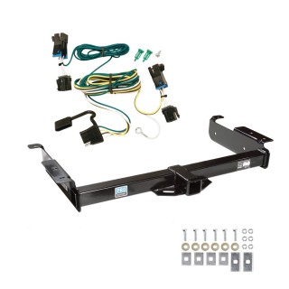 Trailer Hitch w/ Wiring For 03-14 Chevrolet Express GMC Savana 1500 03-24 2500 3500 Class 3 2" Tow Receiver Reese Tekonsha