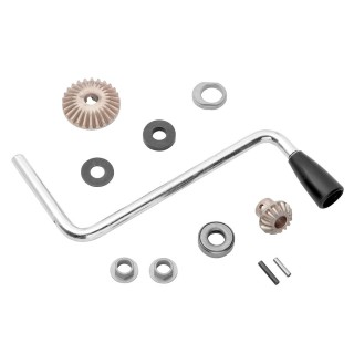 800144 Trailer Jack Replacement Part, Handle, Gear & Bushing Kit