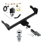 Reese Trailer Tow Hitch For 18-23 Volkswagen Tiguan Complete Package w/ Wiring Draw Bar and 1-7/8" Ball