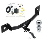 Reese Trailer Tow Hitch For 16-25 Chevrolet Malibu Except Premier (New Body Style) Complete Package w/ Wiring Draw Bar and 2" Ball