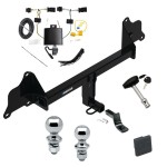 Reese Trailer Tow Hitch For 20-23 Tesla 3 Deluxe Package Wiring 2" and 1-7/8" Ball and Lock