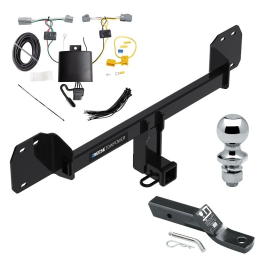 Reese Trailer Tow Hitch For 19-23 Volvo XC40 2" Receiver Complete Package w/ Wiring and 1-7/8" Ball