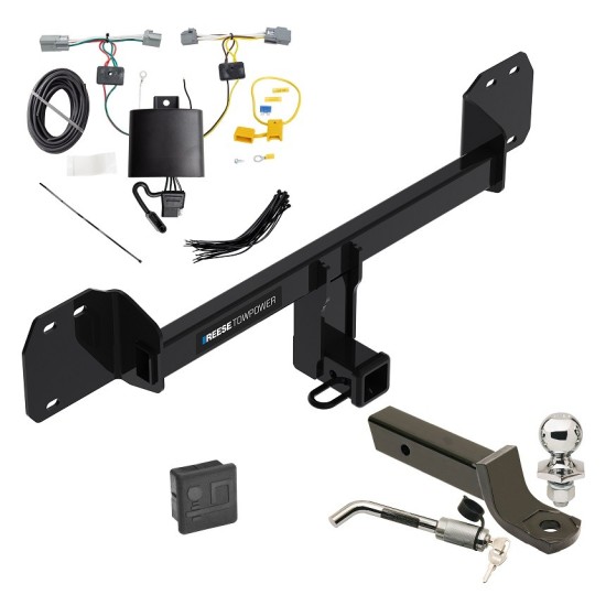 Reese Trailer Tow Hitch For 19-23 Volvo XC40 Deluxe Package Wiring 2" Ball Mount and Lock