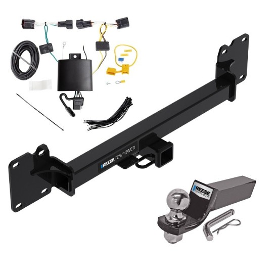 Reese Trailer Tow Hitch For 18-23 Land Rover Range Rover Velar Complete Package w/ Wiring and 2" Ball