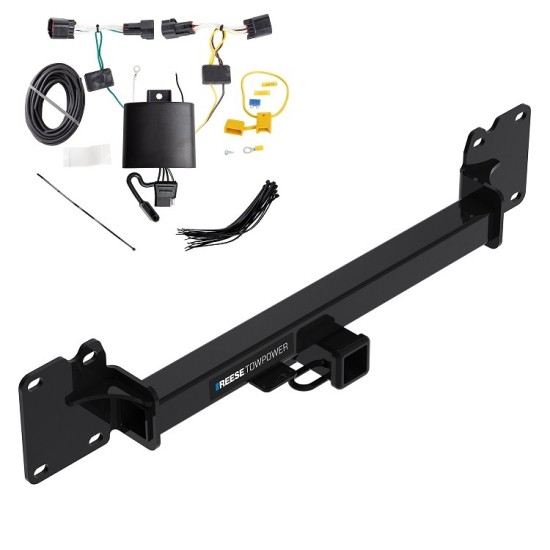 Trailer Hitch w/ Wiring For 18-23 Land Rover Range Rover Velar Class 4 2" Tow Receiver Reese Tekonsha