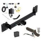 Reese Trailer Tow Hitch For 18-23 Land Rover Range Rover Velar Deluxe Package Wiring 2" Ball Mount and Lock