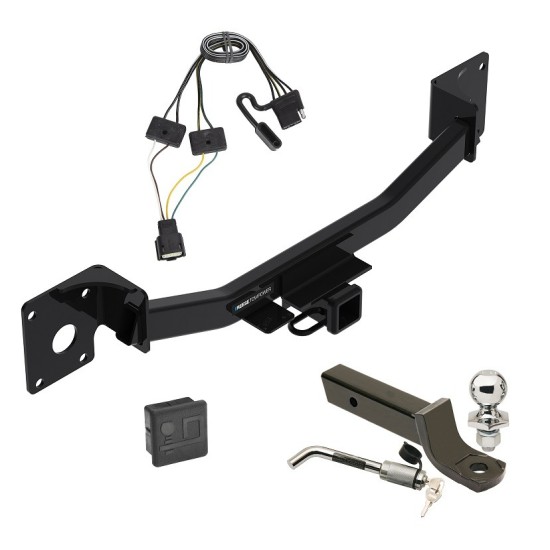 Reese Trailer Tow Hitch For 19-23 Cadillac XT4 Deluxe Package Wiring 2" Ball Mount and Lock