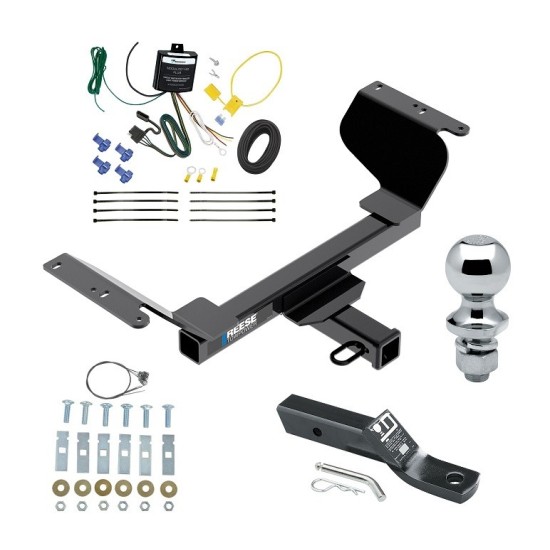 Reese Trailer Tow Hitch For 2022 Chevrolet Equinox Except Premier or Models w/1.6L Diesel 2" Receiver Complete Package w/ Wiring and 1-7/8" Ball