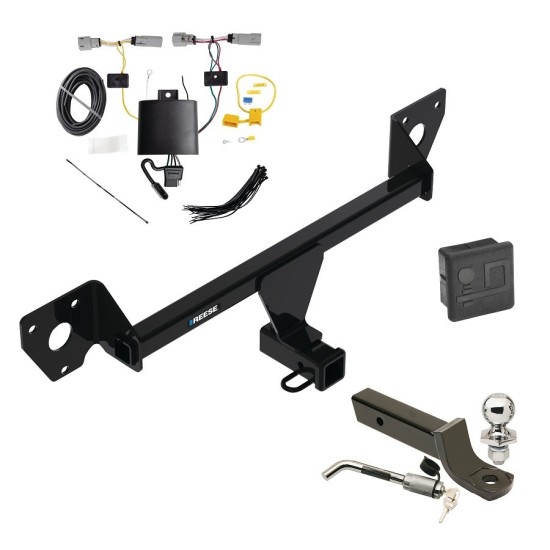 Reese Trailer Tow Hitch For 21-23 Chevrolet Trailblazer Except w/LED Taillights Deluxe Package Wiring 2" Ball Mount and Lock