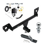 Reese Trailer Tow Hitch For 21-25 Chevy Trailblazer w/LED Taillights Class 3 2" Receiver Complete Package w/ Wiring and 1-7/8" Ball