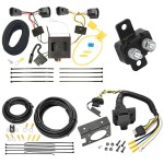 Trailer Hitch 7 Way RV Wiring Kit For 07-11 Dodge Nitro 08-12 Jeep Liberty Plug Prong Pin Brake Control Ready