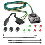 Trailer Hitch 7 Way RV Wiring Kit For 13-17 Buick Enclave Chevrolet Traverse 13-16 GMC Acadia 2017 Plug Prong Pin Brake Control Ready
