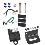 Reese Trailer Wiring and Bracket w/ Light Tester For 14-21 Infiniti QX60 13-20 Nissan Pathfinder Plug & Play 4-Flat Harness