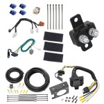 Trailer Hitch 7 Way RV Wiring Kit For 14-21 Infiniti QX60 13-20 Nissan Pathfinder Plug Prong Pin Brake Control Ready