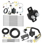 Trailer Hitch 7 Way RV Wiring Kit For 14-21 Jeep Grand Cherokee Plug Prong Pin Brake Control Ready