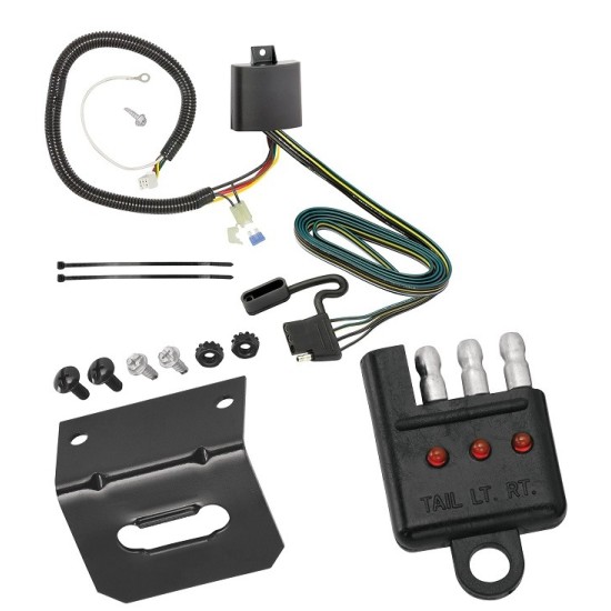 Reese Trailer Wiring and Bracket w/ Light Tester For 17-22 Honda CR-V Plug & Play 4-Flat Harness