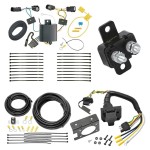 Trailer Hitch 7 Way RV Wiring Kit For 18-21 Chevrolet Equinox Plug Prong Pin Brake Control Ready