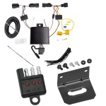 Reese Trailer Wiring and Bracket w/ Light Tester For 19-21 Jeep Cherokee Plug & Play 4-Flat Harness
